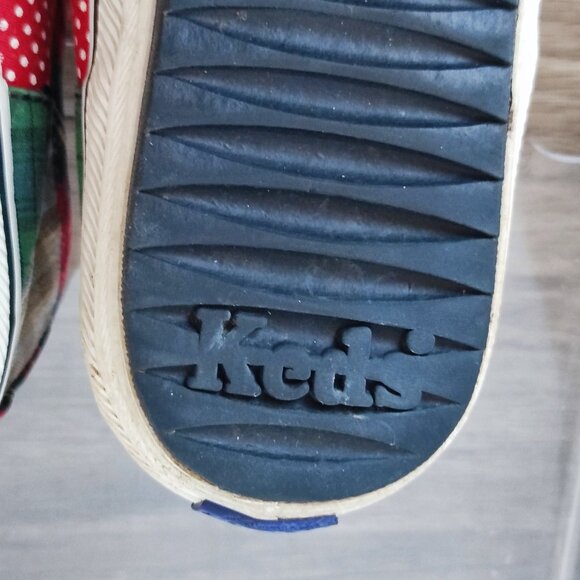 Keds Patchwork Slip On Canvas Shoes Sz 6.5 Multi-colour Casual No Lace Needed - Picture 13 of 13
